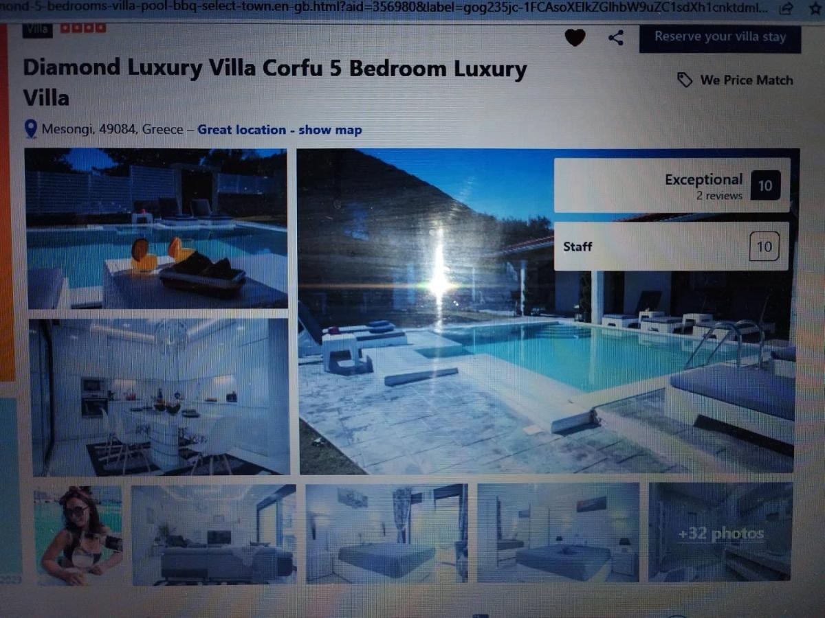 Diamond Luxury Villa Corfu Káto Szpíleo Kültér fotó